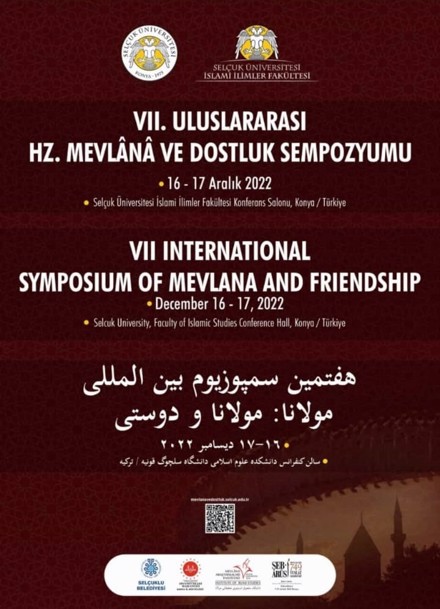 Fakültemiz VII. Uluslararası Hz. Mevlana ve Dostluk Sempozyumu'na ev sahipliği yaptı.